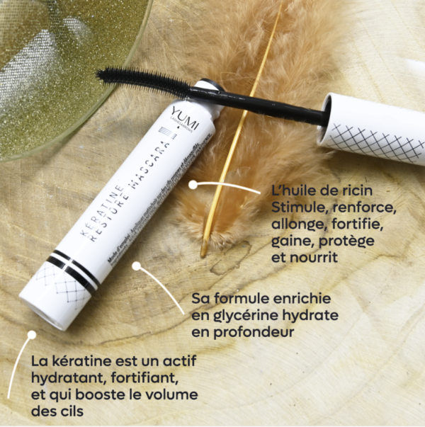 MASCARA FORTIFIANT À LA KÉRATINE – Image 2